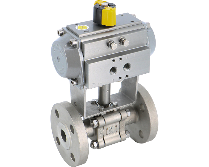 3 pieces stainless steel ball valve 7034 DN15 + RE51